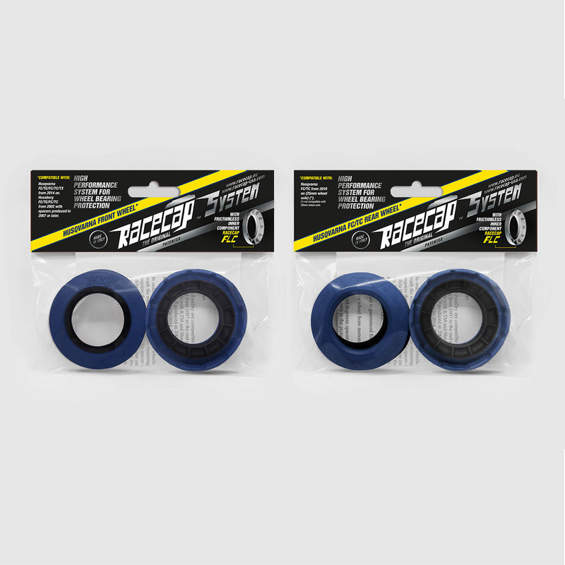 RaceCap - Wheel Bearings Protection Caps Front and Rear for GasGas MC/ KTM SX/ Husqvarna FC/TC