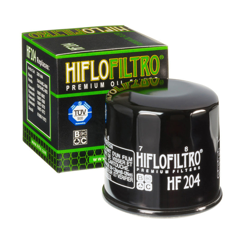 HiFlo - HF204 Oil Filter for Honda, Kawasaki, MV Agusta, Triumph & Yamaha