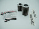 Scotts - Stainless Steel Micronic Reusable Oil Filters for KTM 250/400/520/525/690 and Husqvarna 701 AND Beta 400-525 (Combo pack)