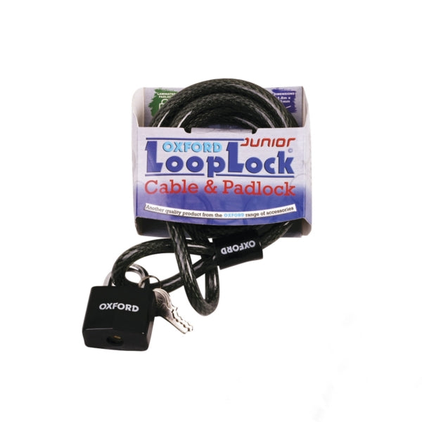 OxfordProducts - Loop Lock Cable and Padlock