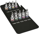 Wera Tools - 8767 C Hf Tx 1 Zyklop Bit Socket Set With 1/2" Drive Socket With Holding Function 9Pcs - 05004202001