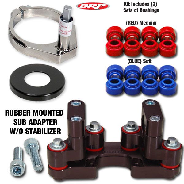 BRP - Rubber Mounted Kit Sub Mount 2020-2021 Husqvarna FE 250/350/450/501 & TE 150/250/300 (901217-30-FETE-1-1)